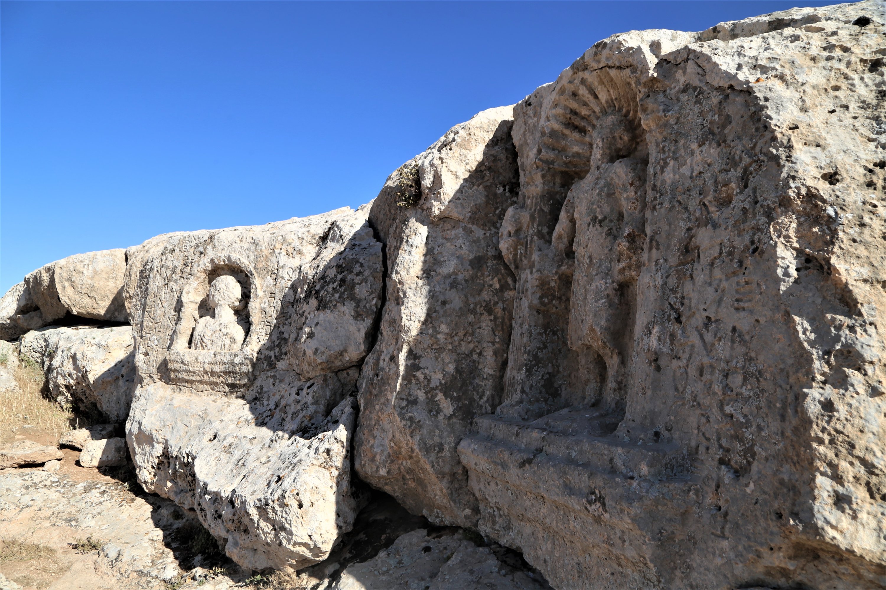 Some archaeological remains from the ancient city of Soğmatar, Şanlıurfa, southeastern Turkey, Aug. 24, 2021. (AA Photo)