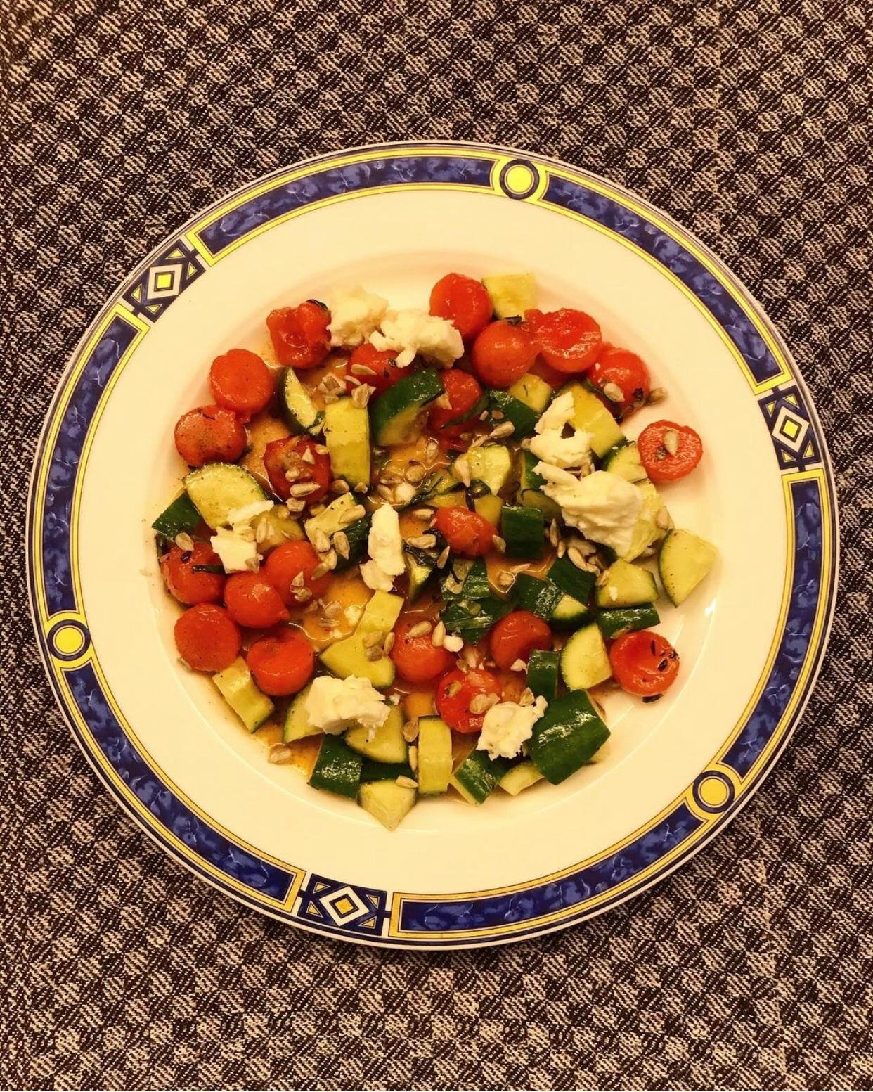 Salad with watermelon. (Photo from Instagram @mabou.pera) 