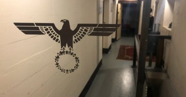 General view shows the entrance of a World War II-era German bunker renovated and turned into a guest house for rent on Airbnb, in Saint-Pabu, France, Aug. 19, 2021. (Reuters Photo)