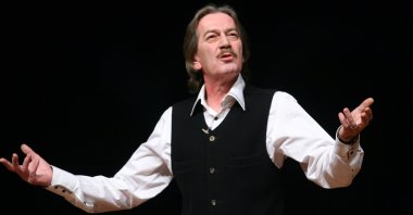 Ferhan Şensoy attends the "Hadi Çaman'a Selam" event at TIM Show Center, Sarıyer, Istanbul, Turkey, March 11, 2008. (AA Photo)