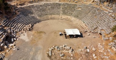 Ancient city of Kastabala in southern Turkey's Osmaniye. (AA Photo) 