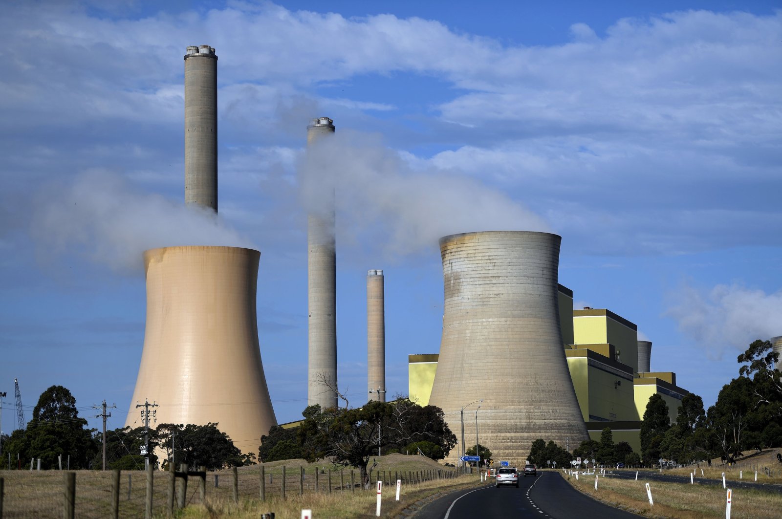Loy Yang power station is seen in the La Trobe Valley east of Melbourne, April 12, 2018. (Reuters Photo)
