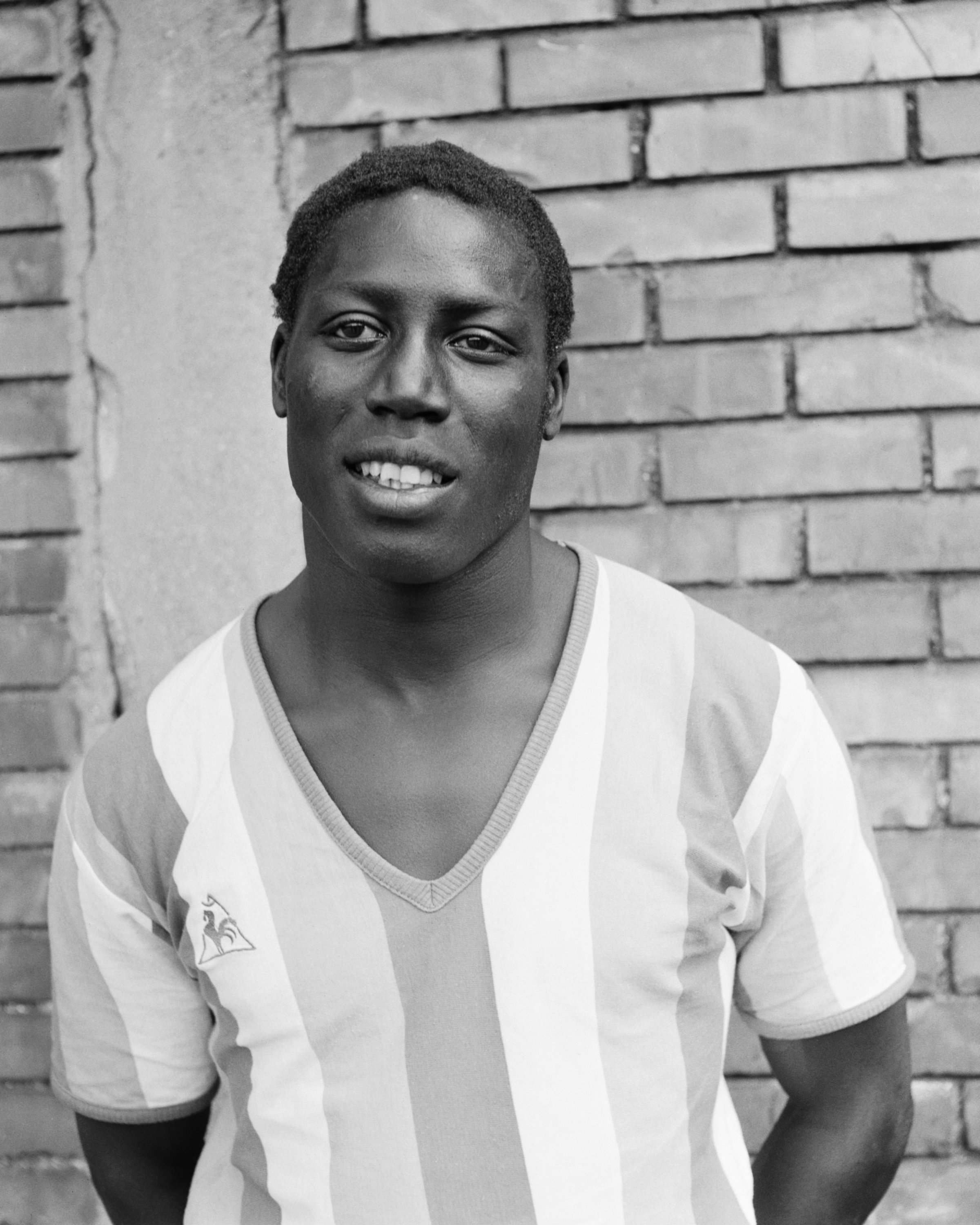This undated photo shows French defender Jean-Pierre Adams.