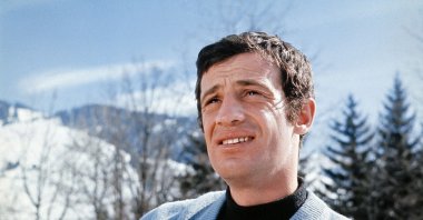 In this file photograph taken on January 1, 1960, Jean-Paul Belmondo, one of France's biggest screen stars and a symbol of 1960s New Wave cinema, poses during his winter sports holiday in Essonne, France. (AFP Photo)