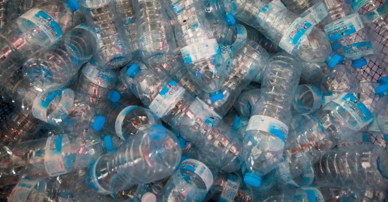 Plastic bottles are seen at a collecting point in Bangkok, Thailand, Aug. 30, 2021. (Reuters Photo)