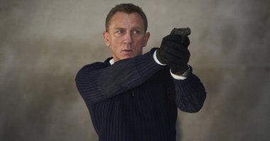 Daniel Craig, in a scene from the film "No Time To Die." (MGM via AP)