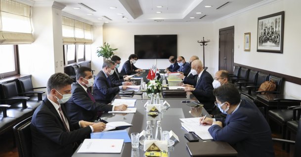 Turkish and Egyptian delegations meet for the second round of political talks in the capital, Ankara, Turkey, Sept. 7, 2021. (AA Photo)