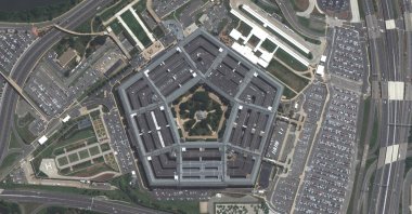 A satellite image shows an overview of the Pentagon and National 9/11 Pentagon Memorial in Arlington, Virginia, U.S. July 27, 2020. (Reuters Photo)