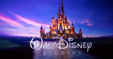 The Walt Disney Studios logo is projected onscreen during the CinemaCon Walt Disney Studios Motion Pictures Special presentation at the Colosseum Caesars Palace, in Las Vegas, Nevada, U.S., April 3, 2019. (AFP Photo)
