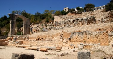 A general view from the ancient city of Elaiussa Sebaste, Mersin, southern Turkey, Sept. 10, 2021. (AA Photo) 
