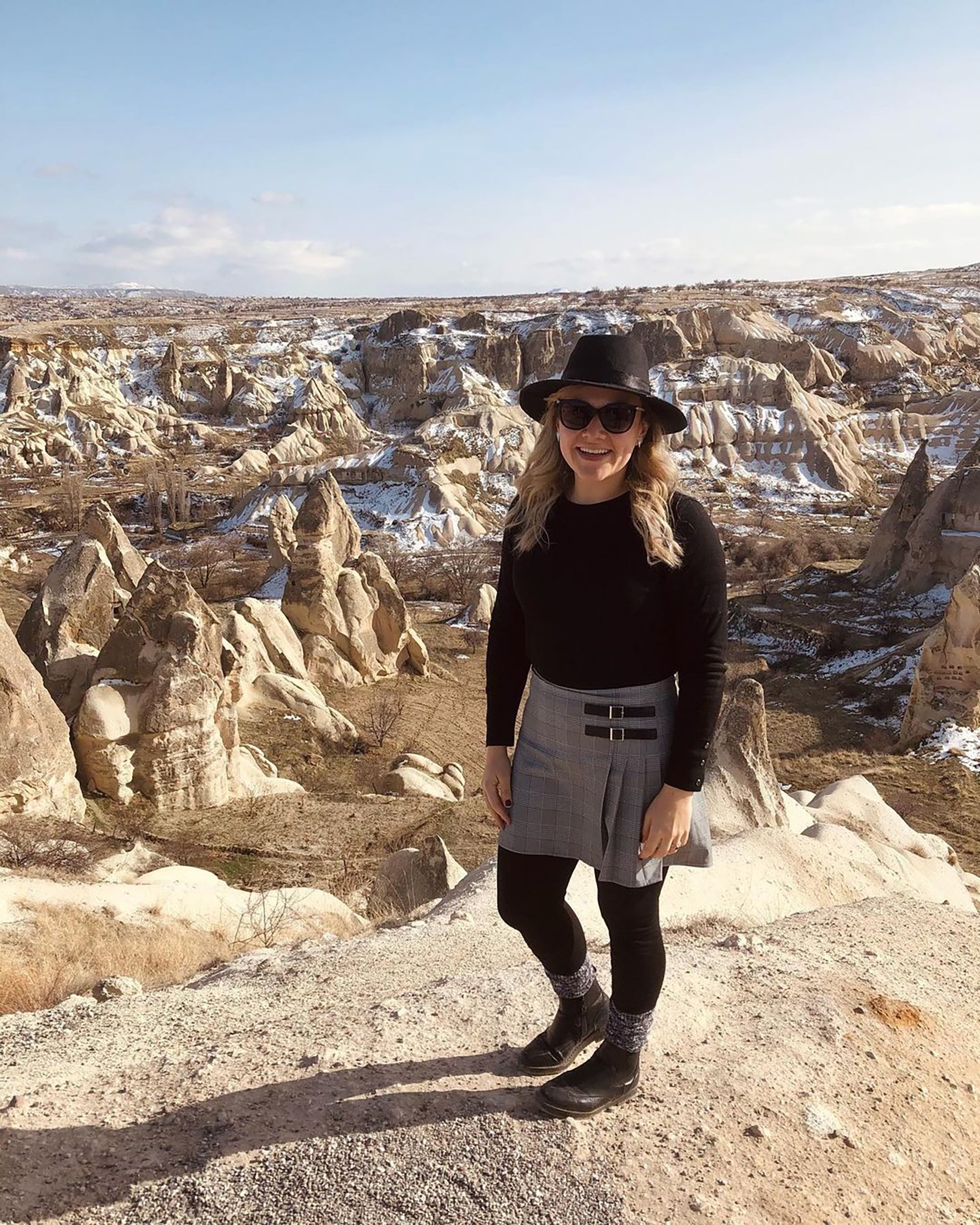 YouTuber Fiore Bella in Cappadocia, Turkey. (Photo from Instagram's fiore_bella_exploretr)