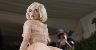 Billie Eilish arrives for the 2021 Met Gala at the Metropolitan Museum of Art, in New York, U.S., Sept. 13, 2021. (Reuters Photo)