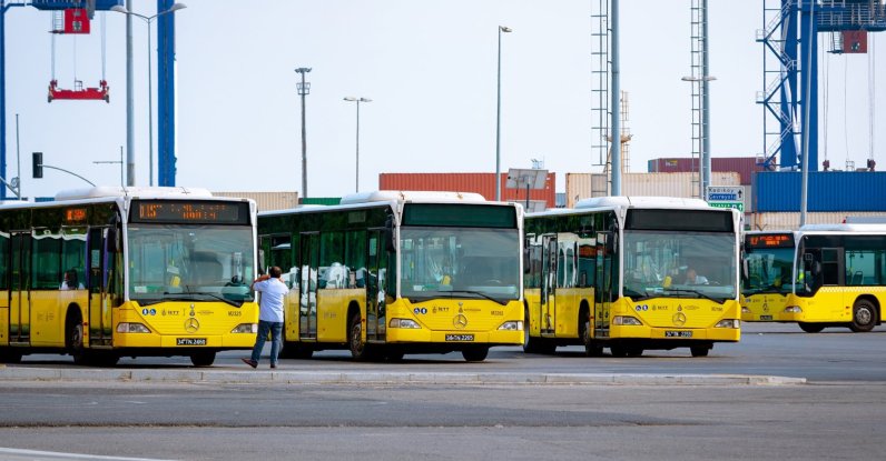 Municipality buses at a bus depot, in Istanbul, Turkey, May 28, 2021. (Shutterstock Photo)