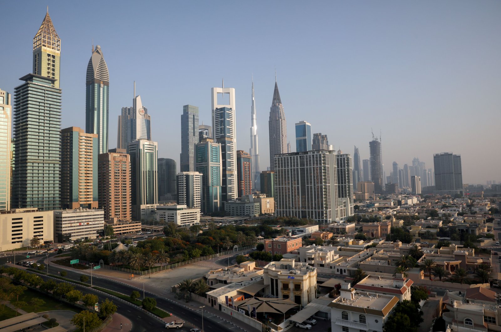 A general view of the Burj Khalifa and the downtown skyline in Dubai, United Arab Emirates, June 12, 2021. (Reuters Photo)