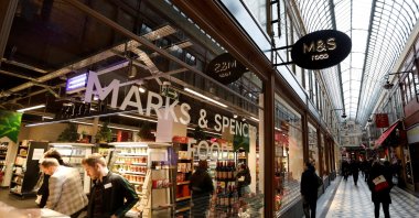 A Marks & Spencer store is seen in the covered Jouffroy passage in Paris, France, Dec. 11, 2018. (Reuters Photo)