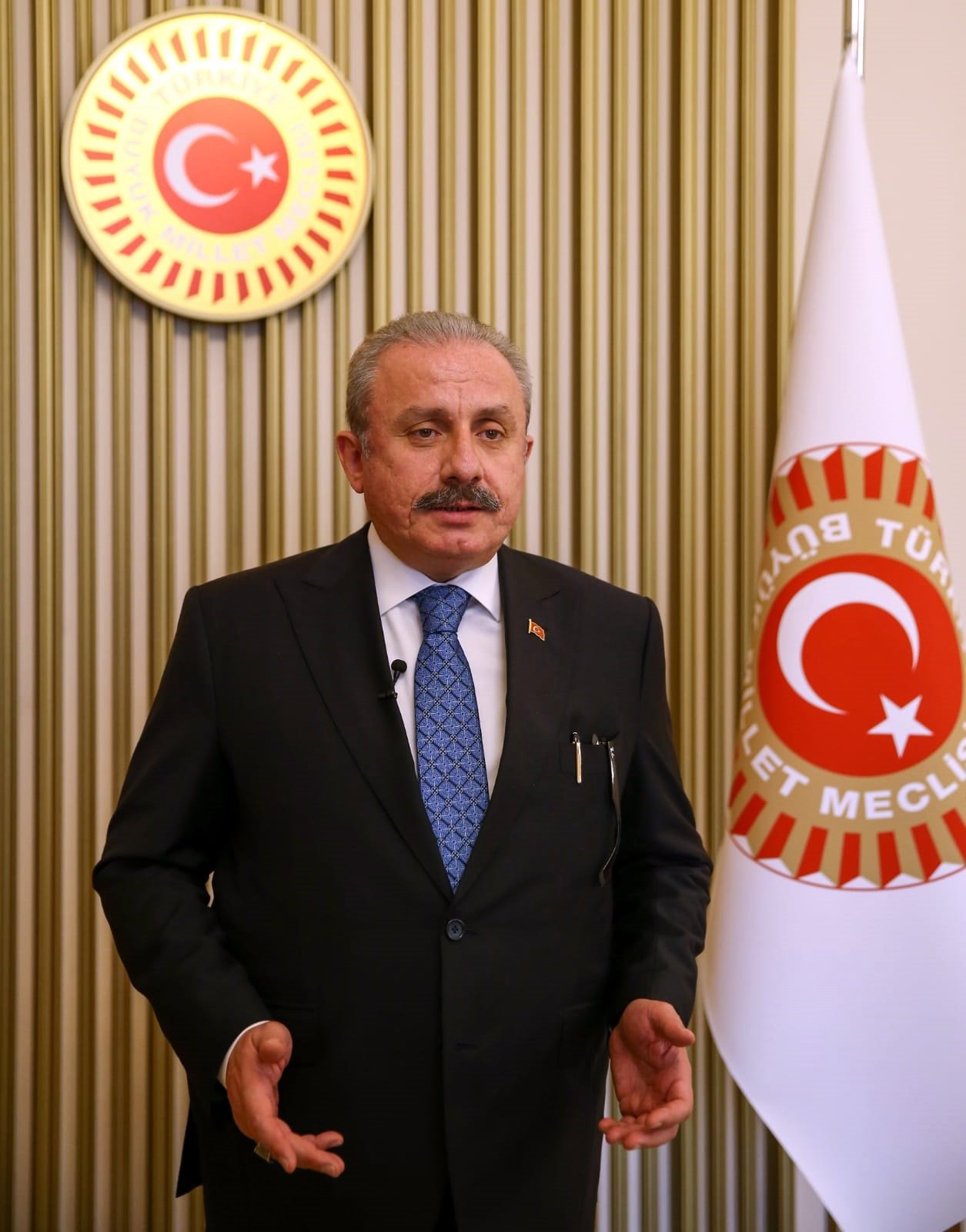 Turkey's Parliament Speaker Mustafa Şentop, Sept. 17, 2021. (AA Photo)