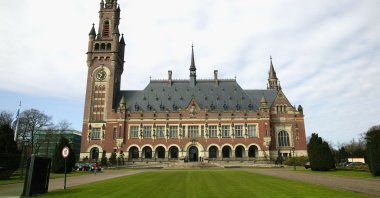 A general view of the International Court of Justice in The Hague, Netherlands, April 12, 2006.  (Getty Images)