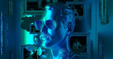 NFT artwork "Colorful Soul" by artist MBSJQ is seen in this undated handout image. (REUTERS Photo) 