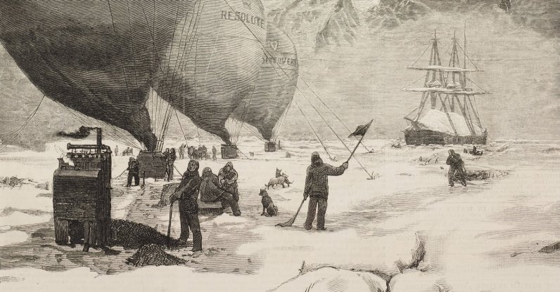 Climate change and the melting of glaciers has always been a current issue in every field, including adventure novels like Jules Verne's “The Purchase of the North Pole." (Getty Images) 