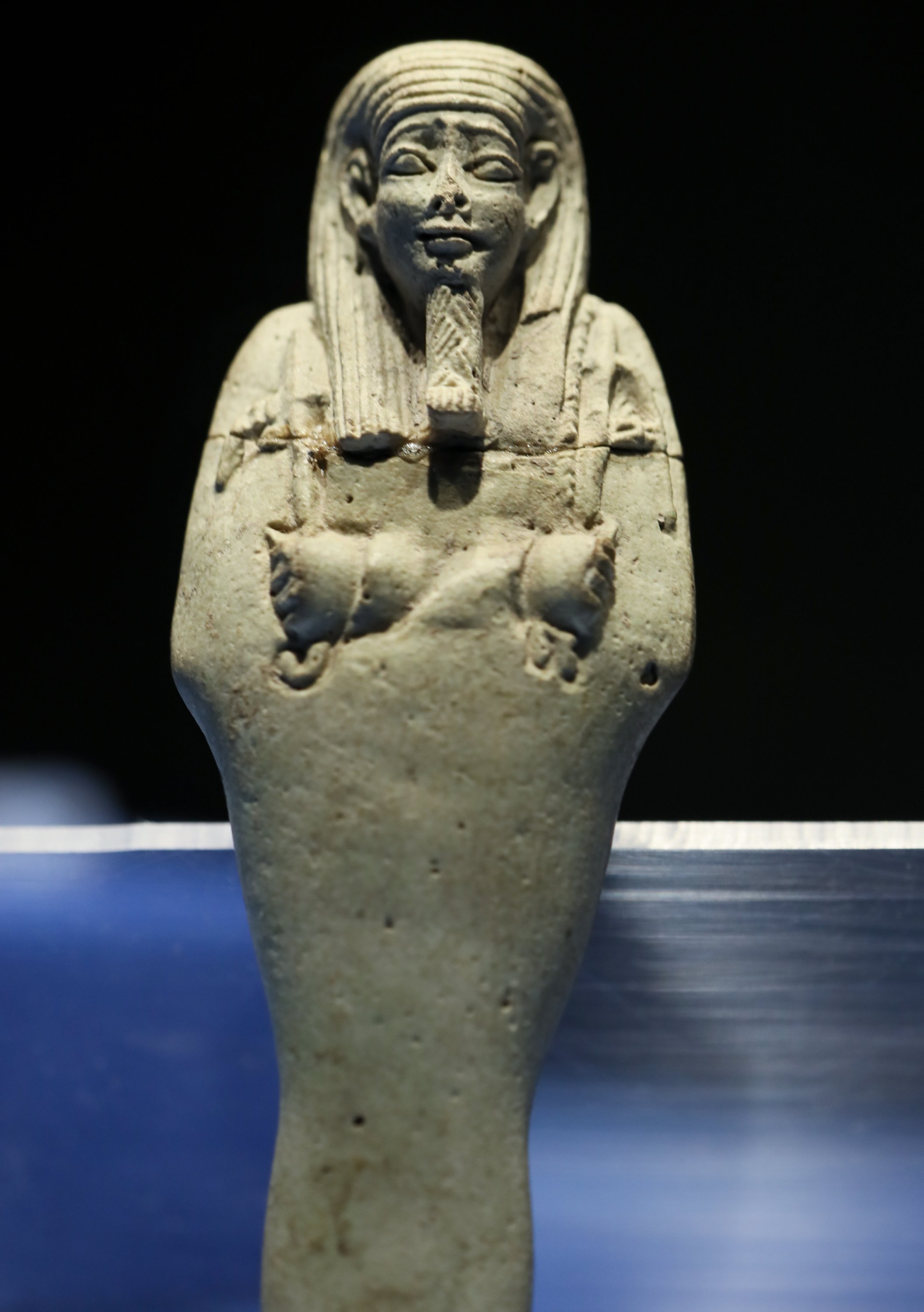 An Ushabti figure at Izmir Archaeological Museum, Izmir, Turkey, Sept. 17, 2021. (AA Photo)