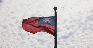 A Taiwanese flag flaps in the wind in Taoyuan, Taiwan, June 30, 2021. (Reuters Photo)