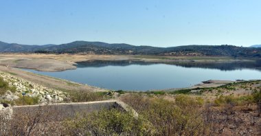Muğla's Mumcular dam is seen in this photo taken on Sept. 19, 2021 (DHA Photo)