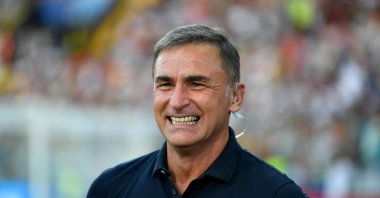 German coach Stefan Kuntz before the UEFA European Under-21 Championship 2019 final soccer match between Spain and Germany in Udine, Italy, June 30, 2019. (EPA Photo)