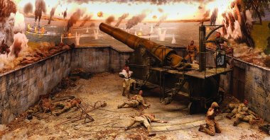 A diorama of the Gallipoli Campaign from Hisart Live History Museum. (Courtesy of Hisart Live History Museum)