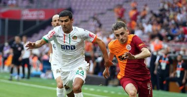 Aytemiz Alanyaspor and Galatasaray game at Türk Telekom Stadium in Istanbul, Turkey, Sunday, Sept. 19, 2021. (IHA Photo)