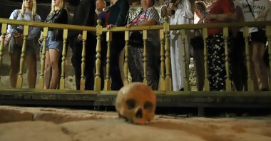 St. Mercurius, an underground city in central Turkey, dazzles visitors with its ancient tombs. (AA Photo)