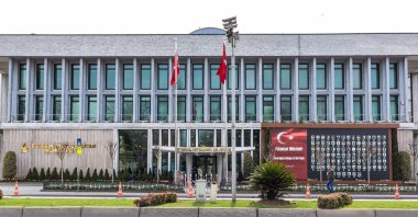 A view of the Istanbul Metropolitan Municipality building, in Istanbul, Turkey, March 27, 2020. (Shutterstock Photo)