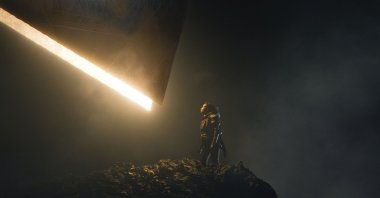 Leah Harvey, in a scene from the series “Foundation,” premiering Sept. 24, 2021. (Apple TV  via AP)