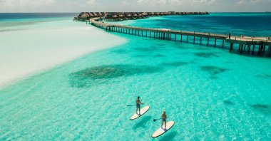 Pristine waters and silky smooth beaches, the Maldives is like a scene straight from paradise. (Photo courtesy of Joali Maldives)