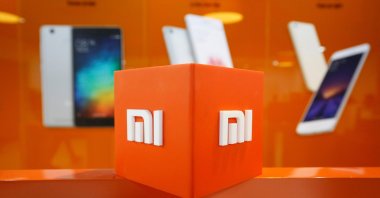 The logo of Xiaomi is seen in Bengaluru, India, Jan. 18, 2018. (Reuters Photo)