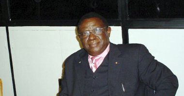 Colonel Theoneste Bagosora is shown before the International Criminal Tribunal for Rwanda (ICTR) in Arusha, Tanzania, Oct. 24, 2005. (AP Photo)