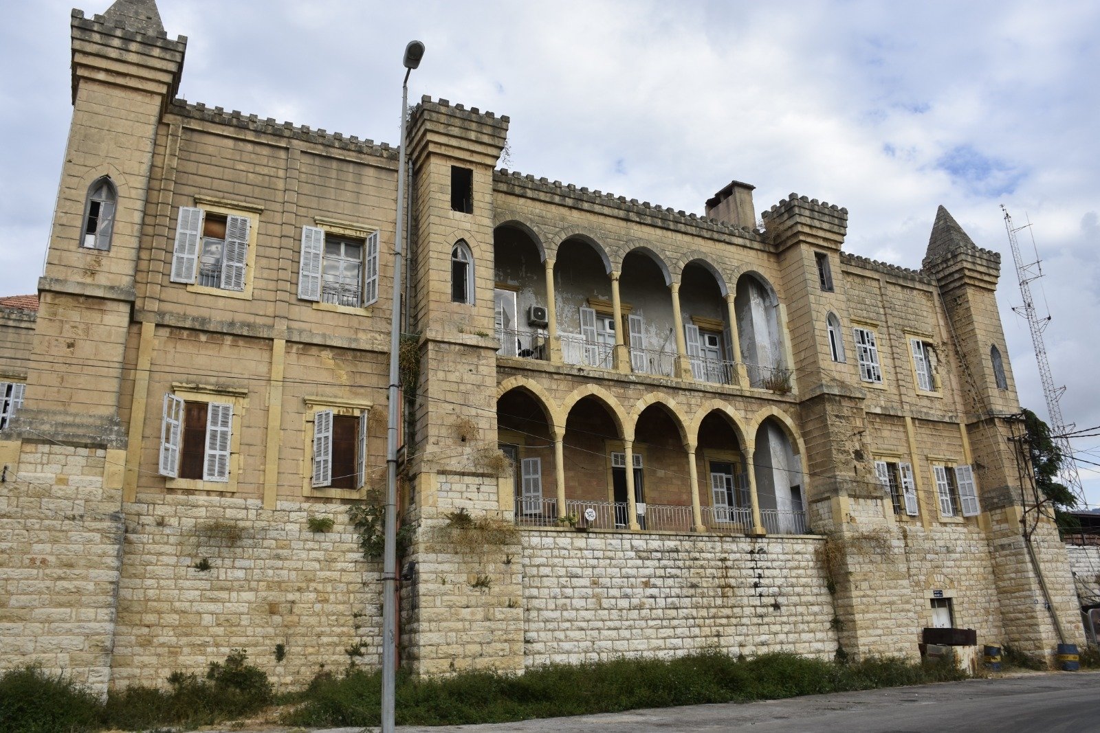 An exterior view of Baabda Mansion, Lebanon, Sept. 27, 2021. (AA Photo)