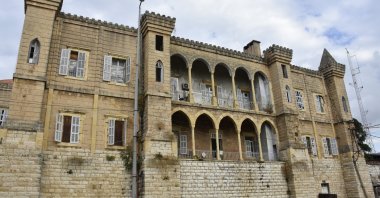 An exterior view of Baabda Mansion, Lebanon, Sept. 27, 2021. (AA Photo)