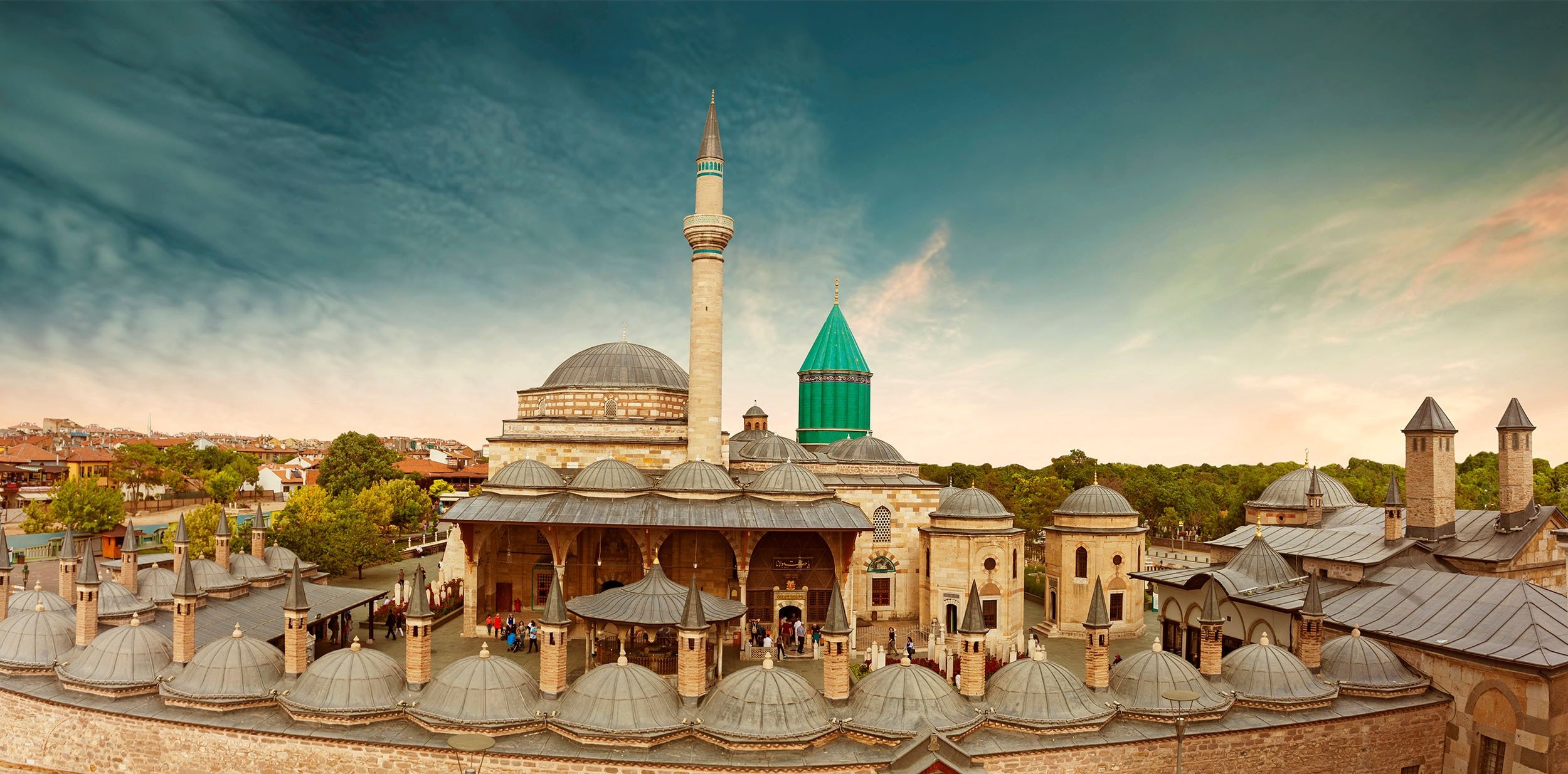 A view from the Tomb of Mevlana Jalaladdin Rumi in Konya, central Turkey. (Shutterstock Photo) 