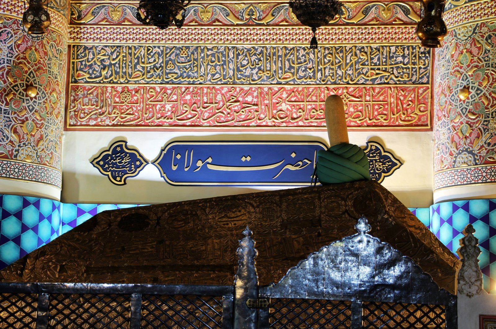 The tomb of Islam's great Mevlana Jalaladdin Rumi, in Konya, Turkey. (Shutterstock Photo)