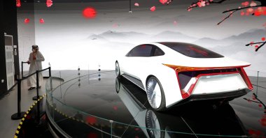 The Chinese pavilion at the Dubai Expo 2020, Dubai, UAE, on Oct. 1, 2021. (AFP Photo)