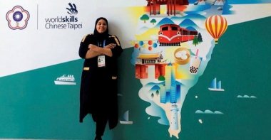 Qornitah Lesperance during her trip to Taiwan. 