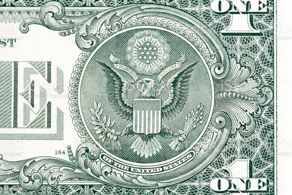 The Great Seal of the United State is seen on a $1 bill. (AA Photo)