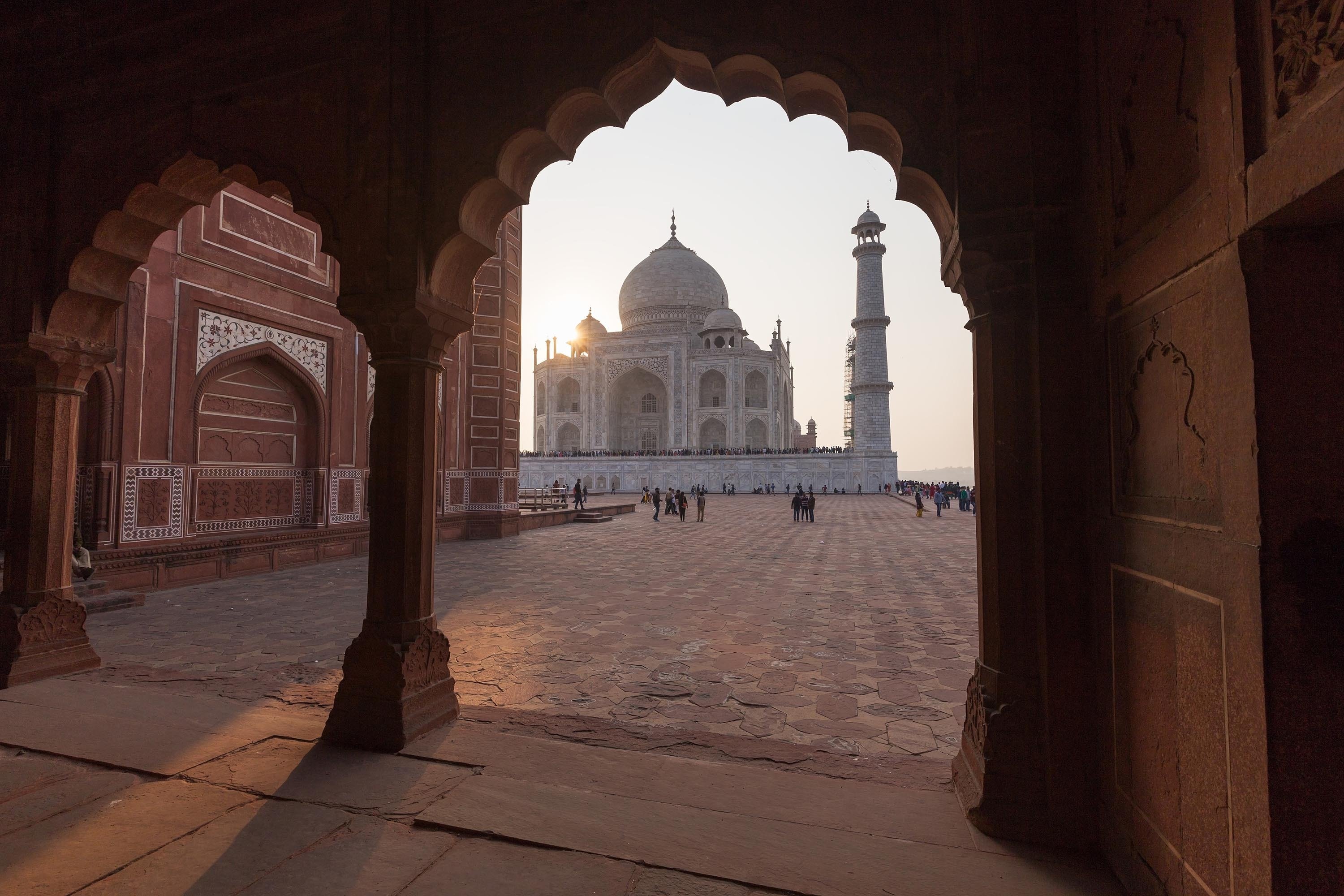 The view of Taj Mahal, Agra, India. (Shutterstock Photo)