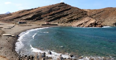 A view of Yıldız Cove, in Gökçeada island, in Çanakkale, western Turkey, Oct. 7, 2021. (DHA PHOTO) 