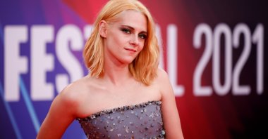 Actress Kristen Stewart arrives at the premiere for "Spencer" during the BFI film festival in London, U.K., Oct. 7, 2021. (Reuters Photo)