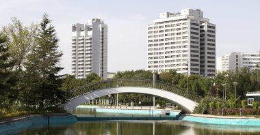 The Central Bank of the Republic of Turkey's (CBRT) headquarters (C) in Ankara, Turkey, Jan 9, 2016. (Shutterstock Photo)