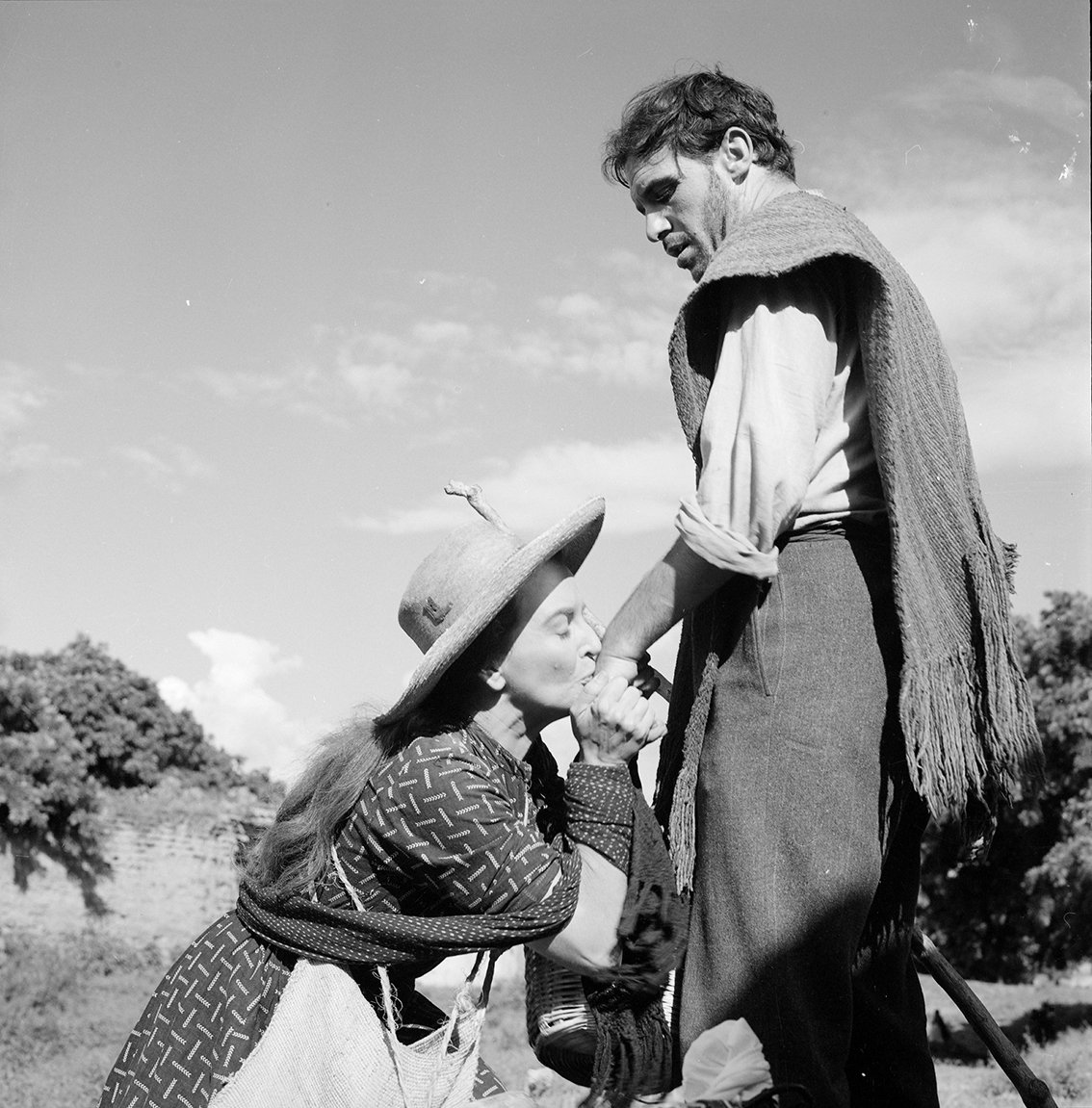 A still image from the 1959 film "Nazarin."