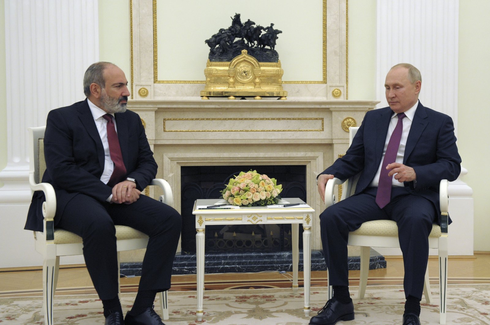 Russian, Armenian leaders meet to discuss Karabakh issue | Daily Sabah