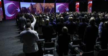 The delivery ceremony for the first F-35 fighter jet to Turkey, Fort Worth, Texas, U.S., June 21, 2018. (AA Photo)