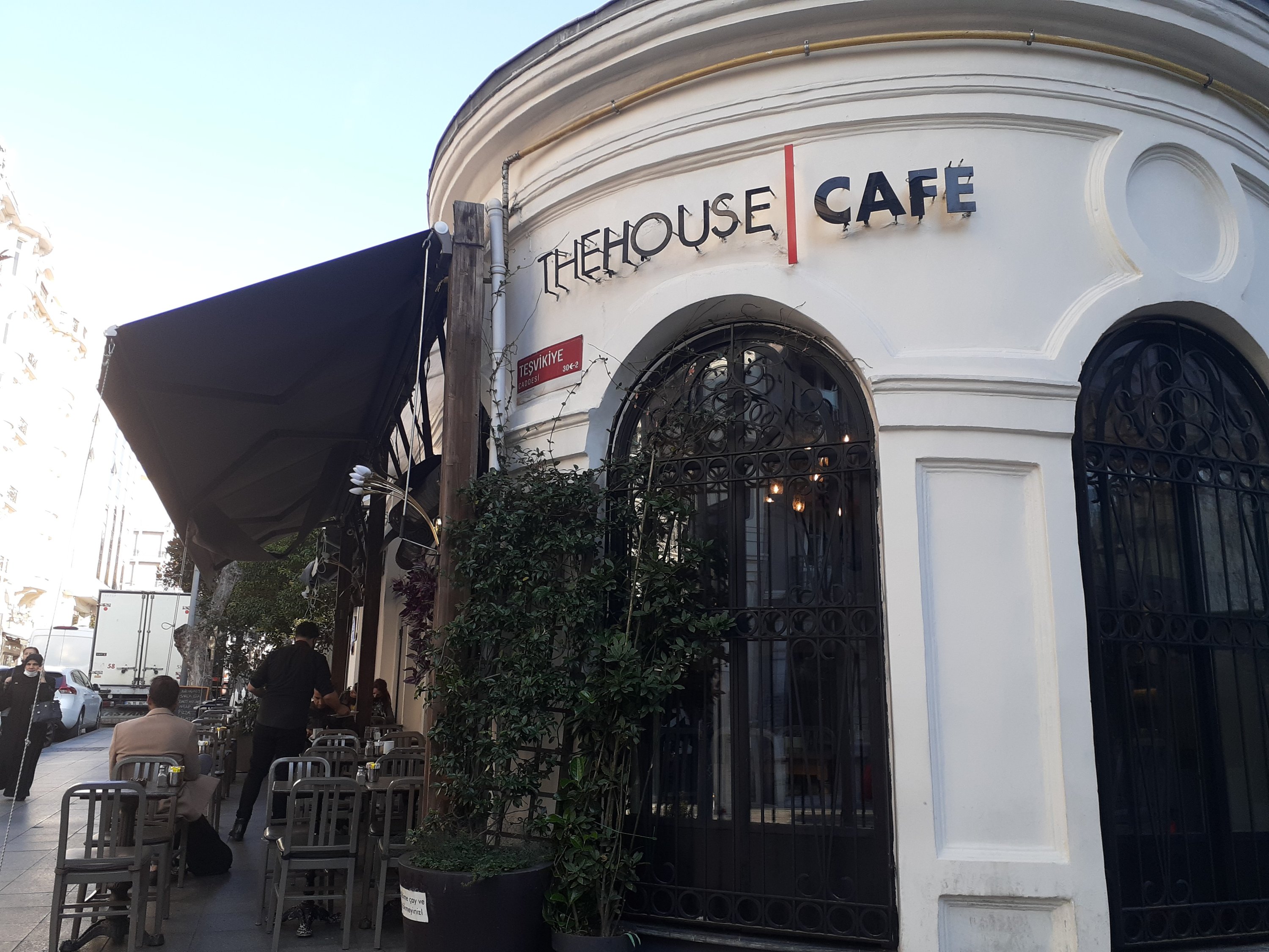 The House Cafe sits in the old Time-Keeper
